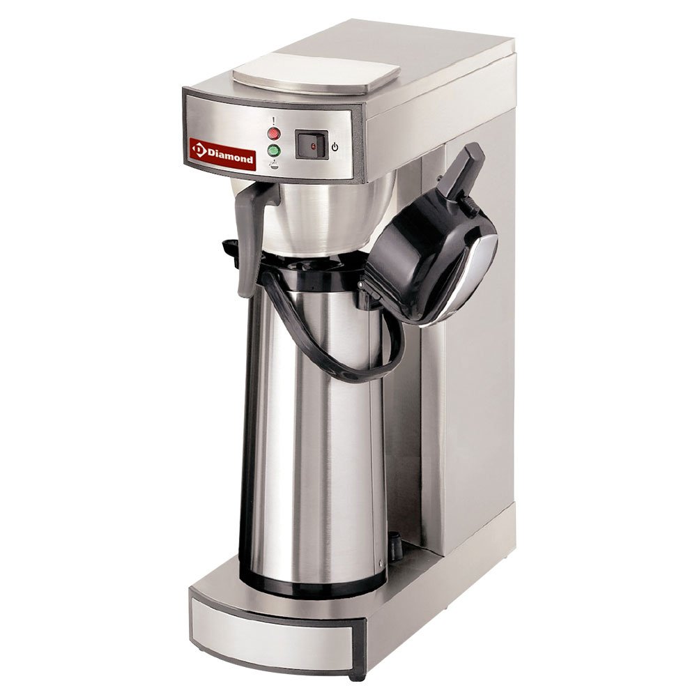 Diamond PTH-S1/T Stainless Steel Semi-automatic Coffee Percolating Machine, 2.2 Litres