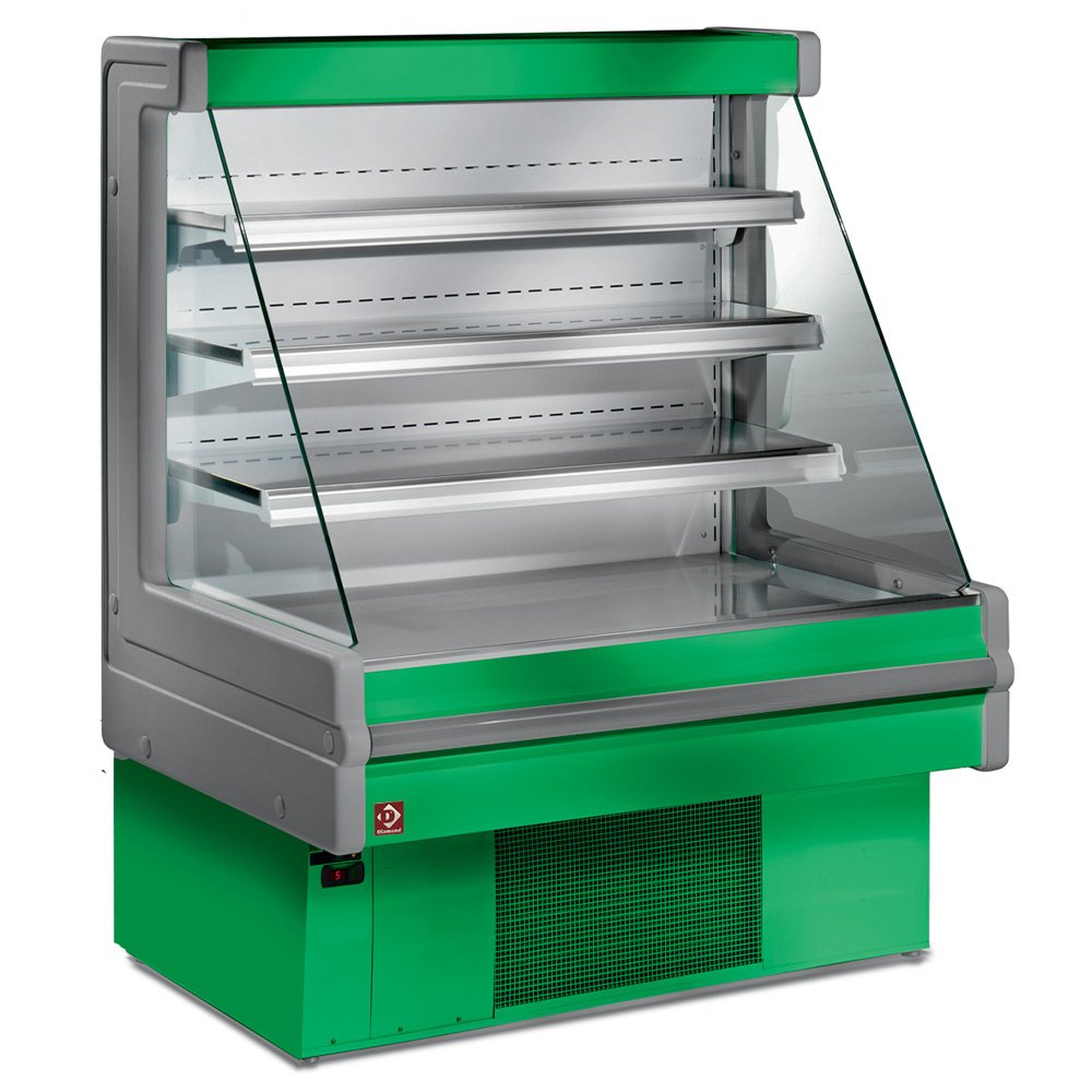 Diamond MN12B-C1/R2 Green Refrigerated Patisserie & Deli Counter, 1200mm