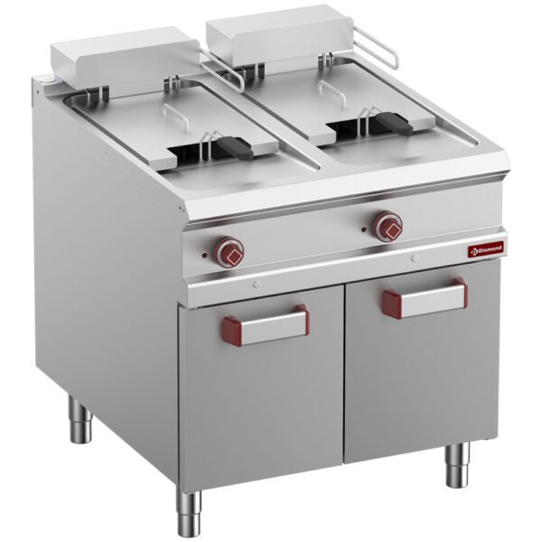 Diamond E9/F36A8-N Double Basket Freestanding Electric Fryer, 32kW