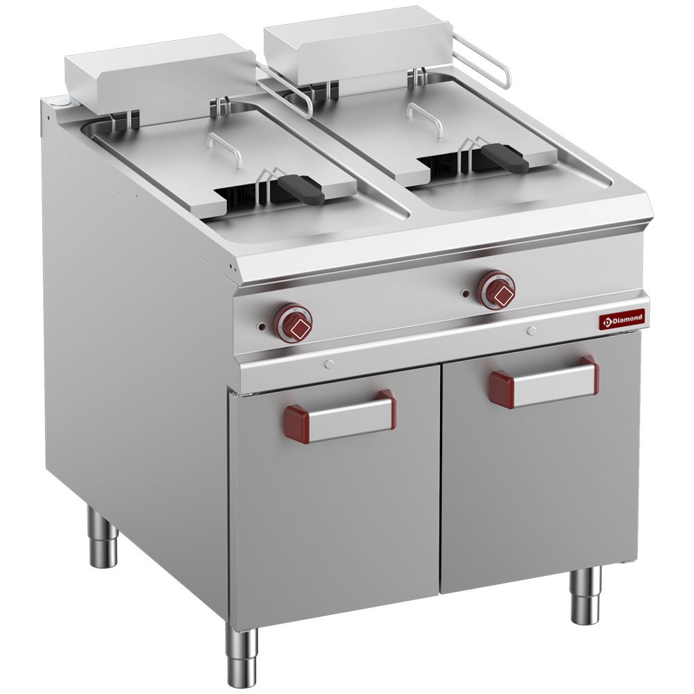 Diamond E9/F36A8-N Double Basket Freestanding Electric Fryer, 32kW