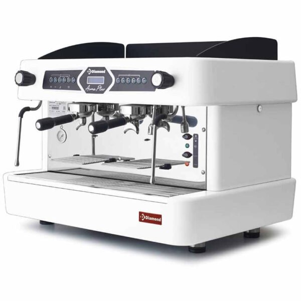 Diamond AROMA/2EW_DVA8 White Coffee machine with Water Softener