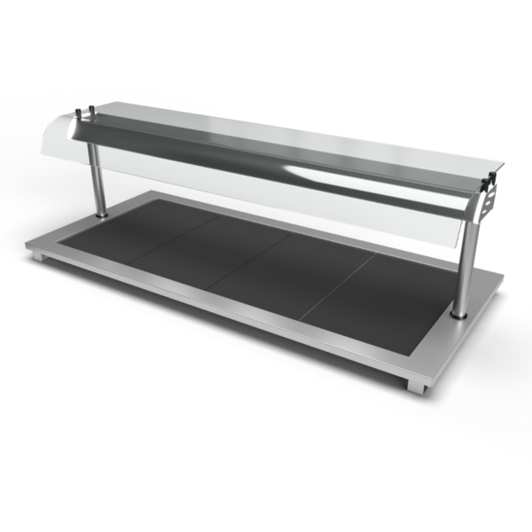 Moffat D4HT Drop-In Hot Top Model with Curved Glass Open Front Gantry