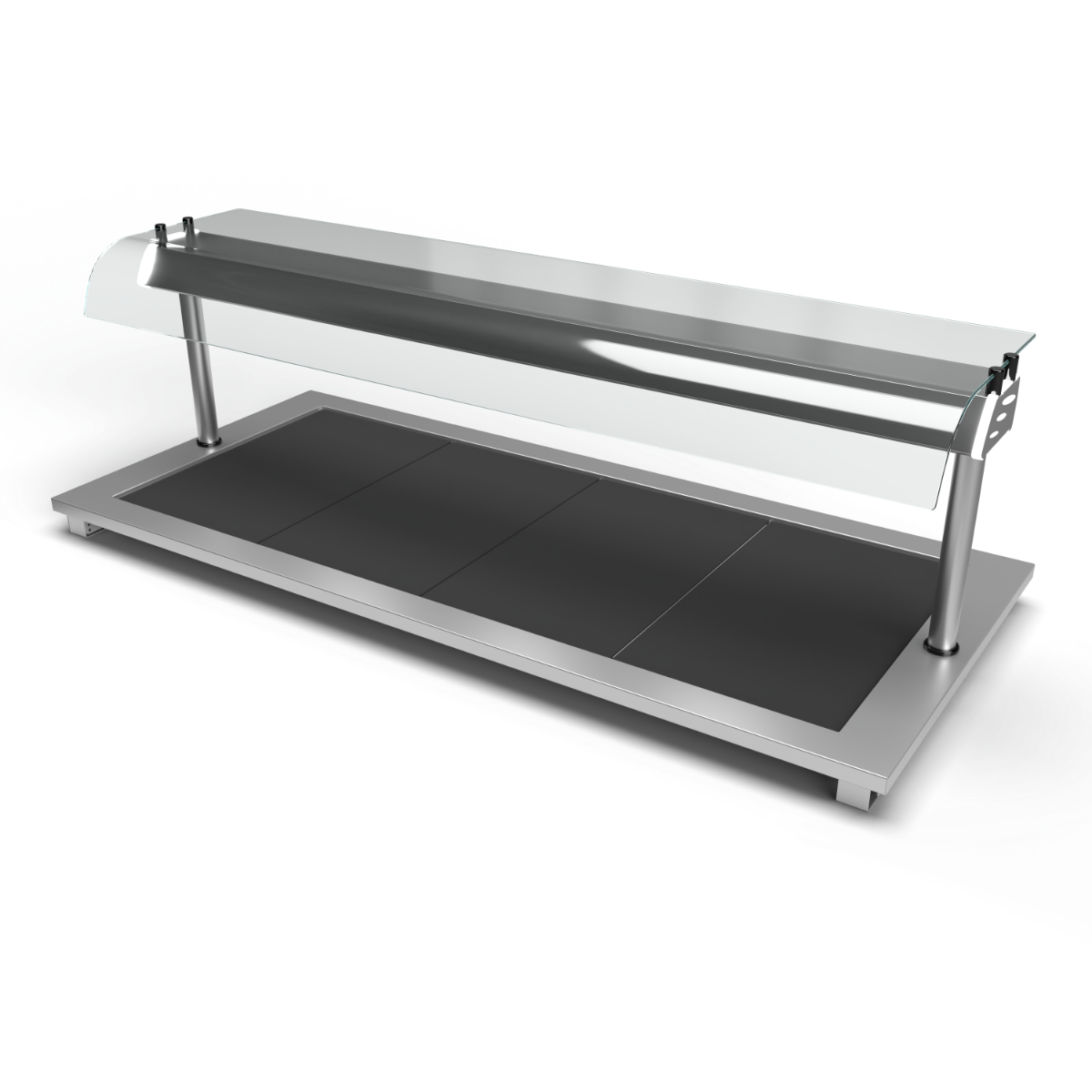Moffat D4HT Drop-In Hot Top Model with Curved Glass Open Front Gantry