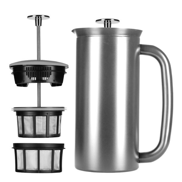 ESPRO P7 French Press Coffee Maker - Brushed (32oz / 946ml) - view 3