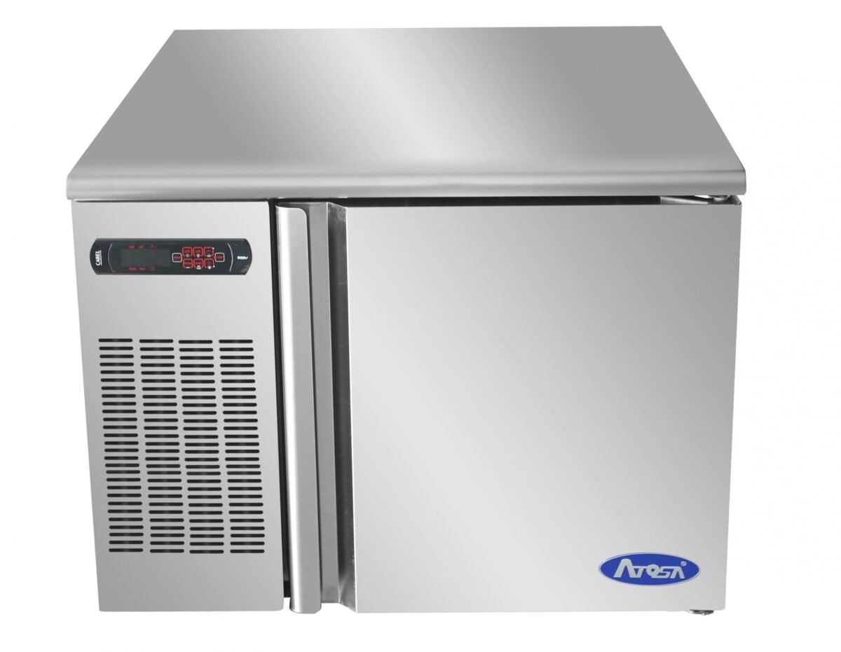 Atosa EBF03 3-Grid Stainless Steel Countertop Blast Chiller / Freezer, 10kg/5kg