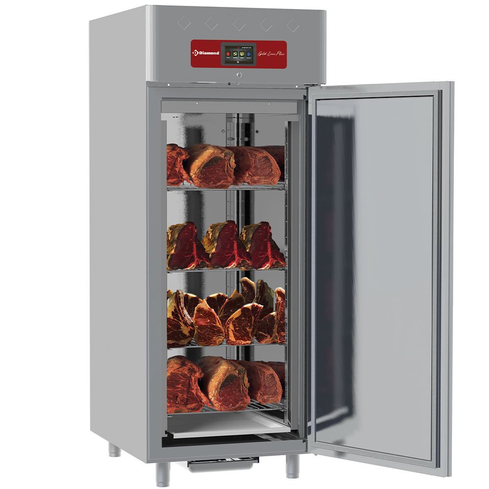 Diamond AL4S/FC Single Door Ventilated Dry Aging Cabinet, 850 Liters