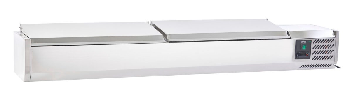 Sterling Pro Cobus SPT1800-330-SS Topping Well with Stainless Steel Lid, 8 x GN1/4