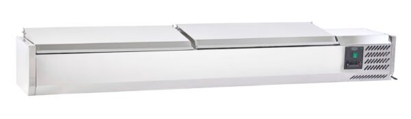 Sterling Pro Cobus SPT1800-330-SS Topping Well with Stainless Steel Lid, 8 x GN1/4