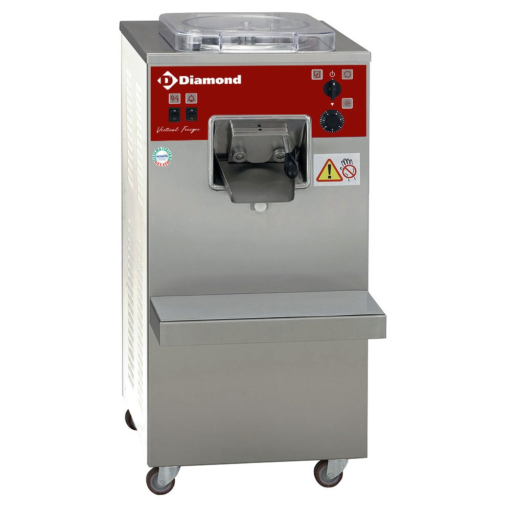 Diamond TGV/20DA Automatic vertical ice-cream turbine, 20 L/h, air condenser