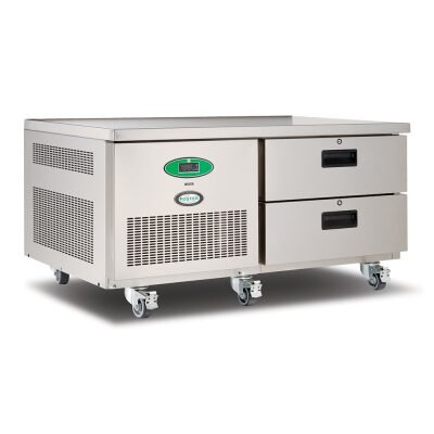 Foster LL2/1HD/14-114 2 Drawer Low Level Stainless Steel Refrigerated Counter, 140 Litres