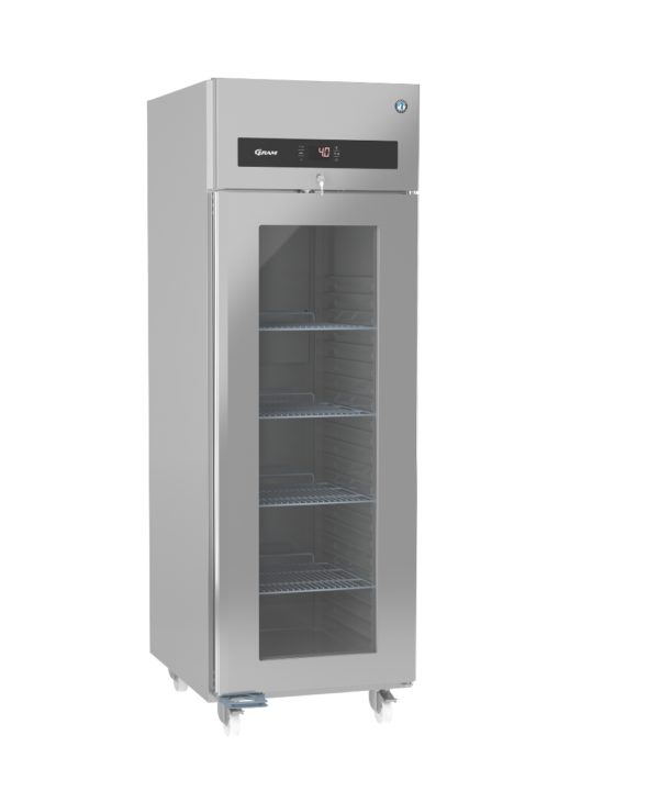 Hoshizaki Premier KG 70 C DR U Glass Single Door Stainless Steel Upright Display Refrigerator, 700 Litres