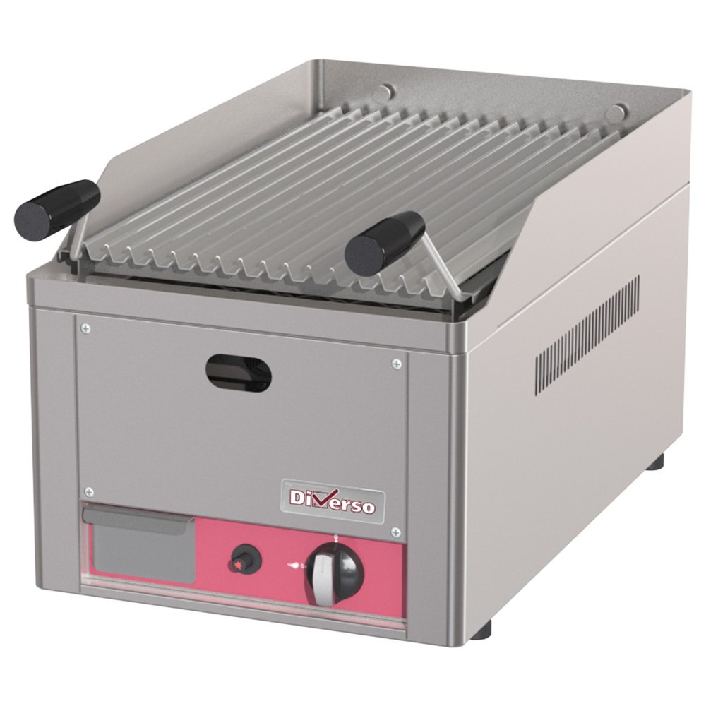Diverso WR-GRL-G4 Lava rock grill 1/2 module 4kw