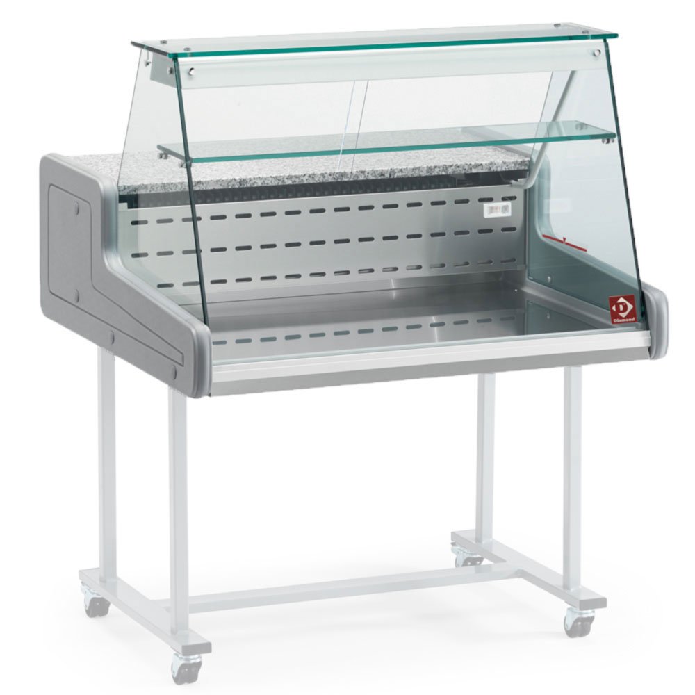 Diamond SUP10-ZD/R2 Right Glass Refrigerated display counter