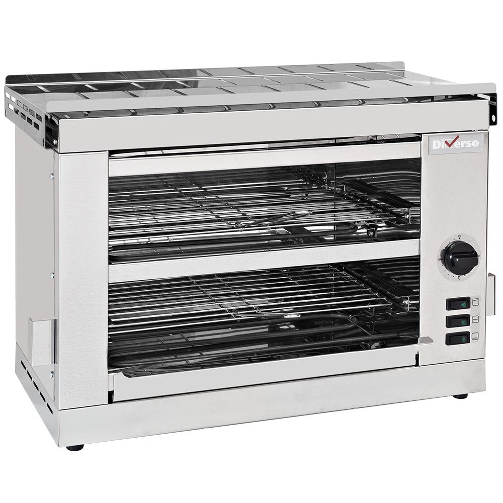 Diverso WR-TSE2-D Toaster-salamander 2 levels, with timer