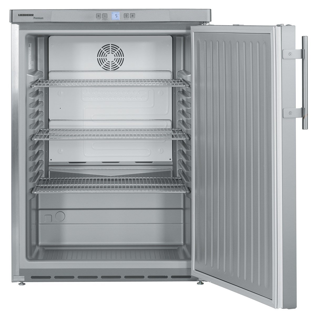 Liebherr FKUv 1660 Single Door Undercounter Stainless Steel Fridge, 141 Litres