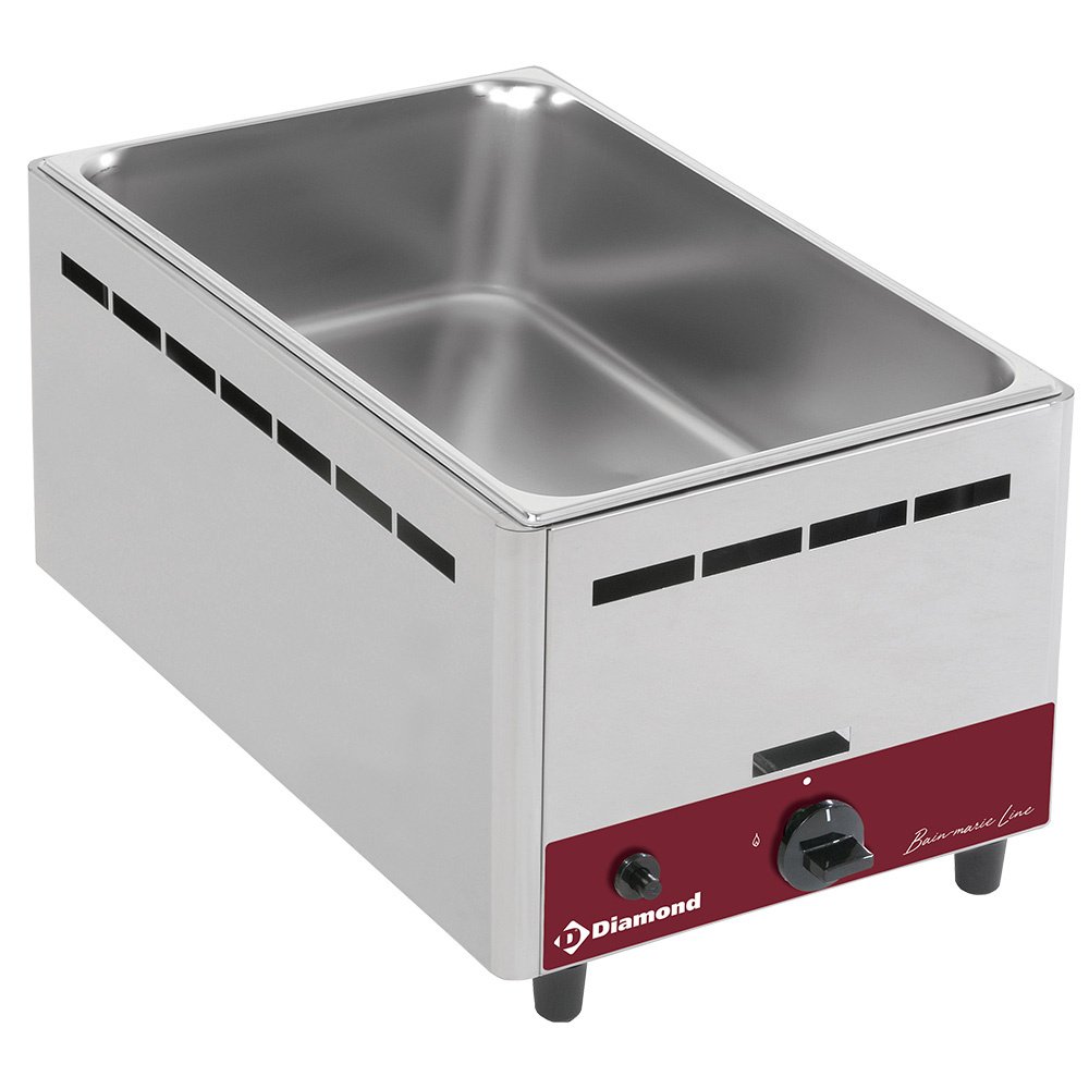 Diamond BMG-1/1 Table Top Gas Bain Marie, GN1/1