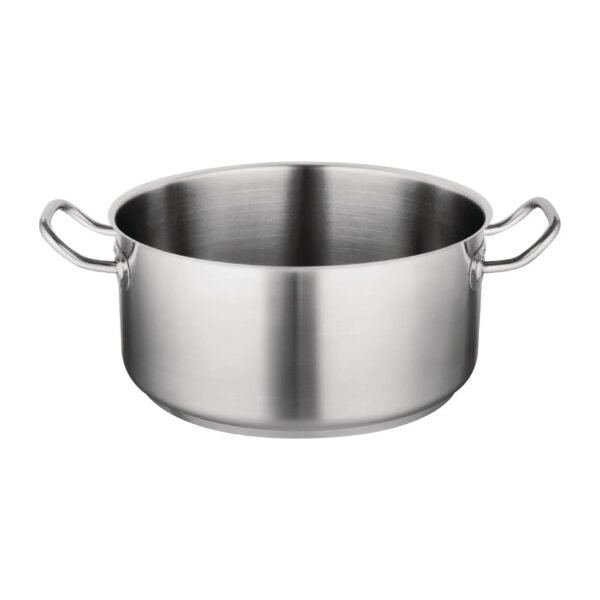 Vogue Stainless Steel Casserole Pan 36cm