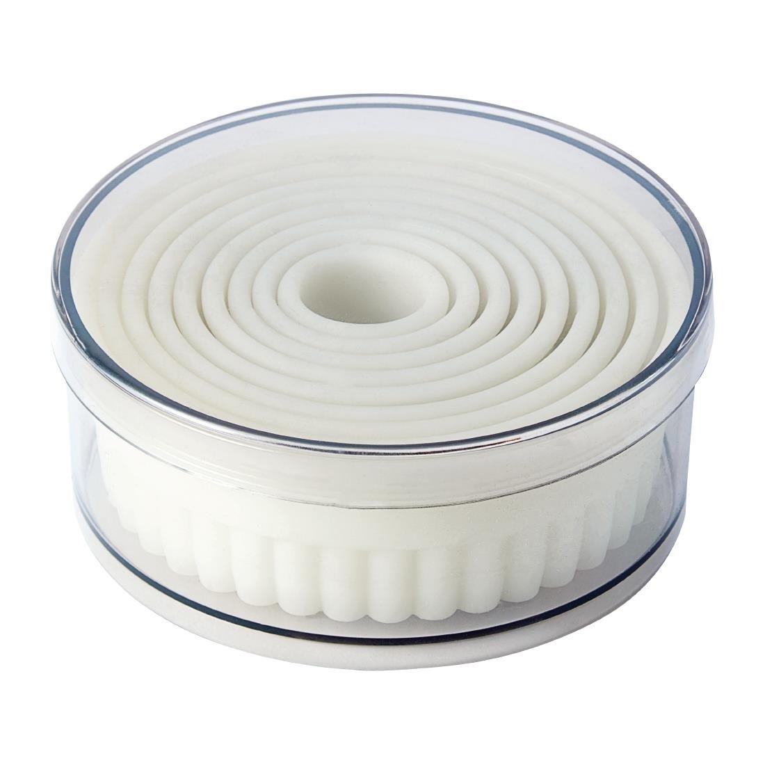 Schneider Serrated Round Pastry Cutters (9 Pack)