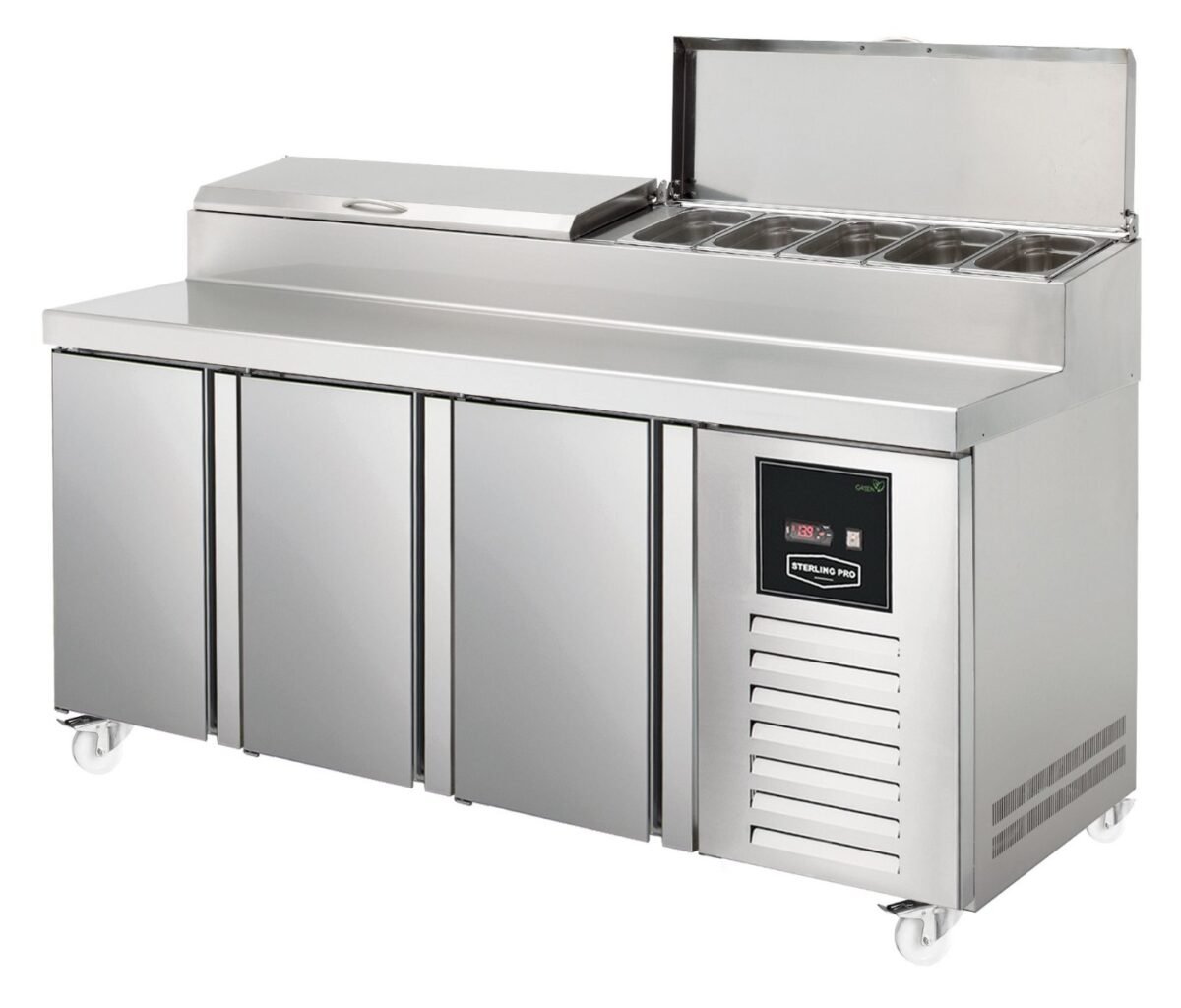 Sterling Pro Green SPIZ-180 3 Door Refrigerated Preparation Counter