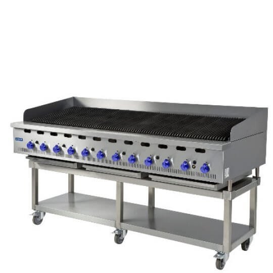 Hobart BCB1800-1 Bonnet 1800mm Gas Charbroiler, 44.4kW