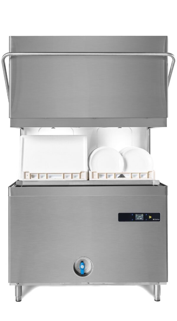 DC OD1425ACPD Optima Range 500mm Basket Passthrough Commercial Dishwasher with Break Tank, Chemical Pumps & Drain Pump, 18 Plates