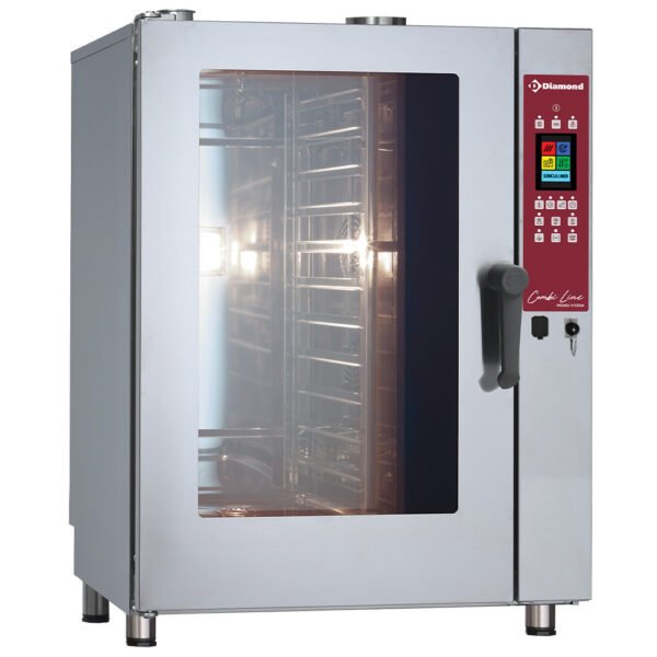 Diamond DGV-1111/PTS Touch Screen Gas Steam Convection Oven, 11 x 1/1 GN