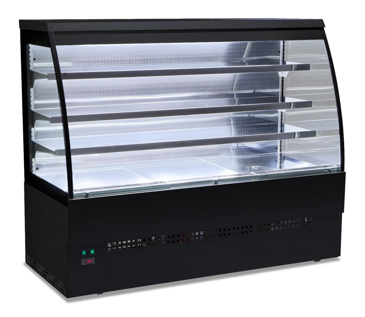 Sterling Pro EVO-SELF-180-BLACK Black Self Service Patisserie Counter, 1800mm