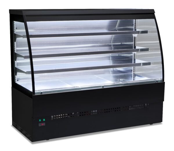 Sterling Pro EVO-SELF-180-BLACK Black Self Service Patisserie Counter, 1800mm