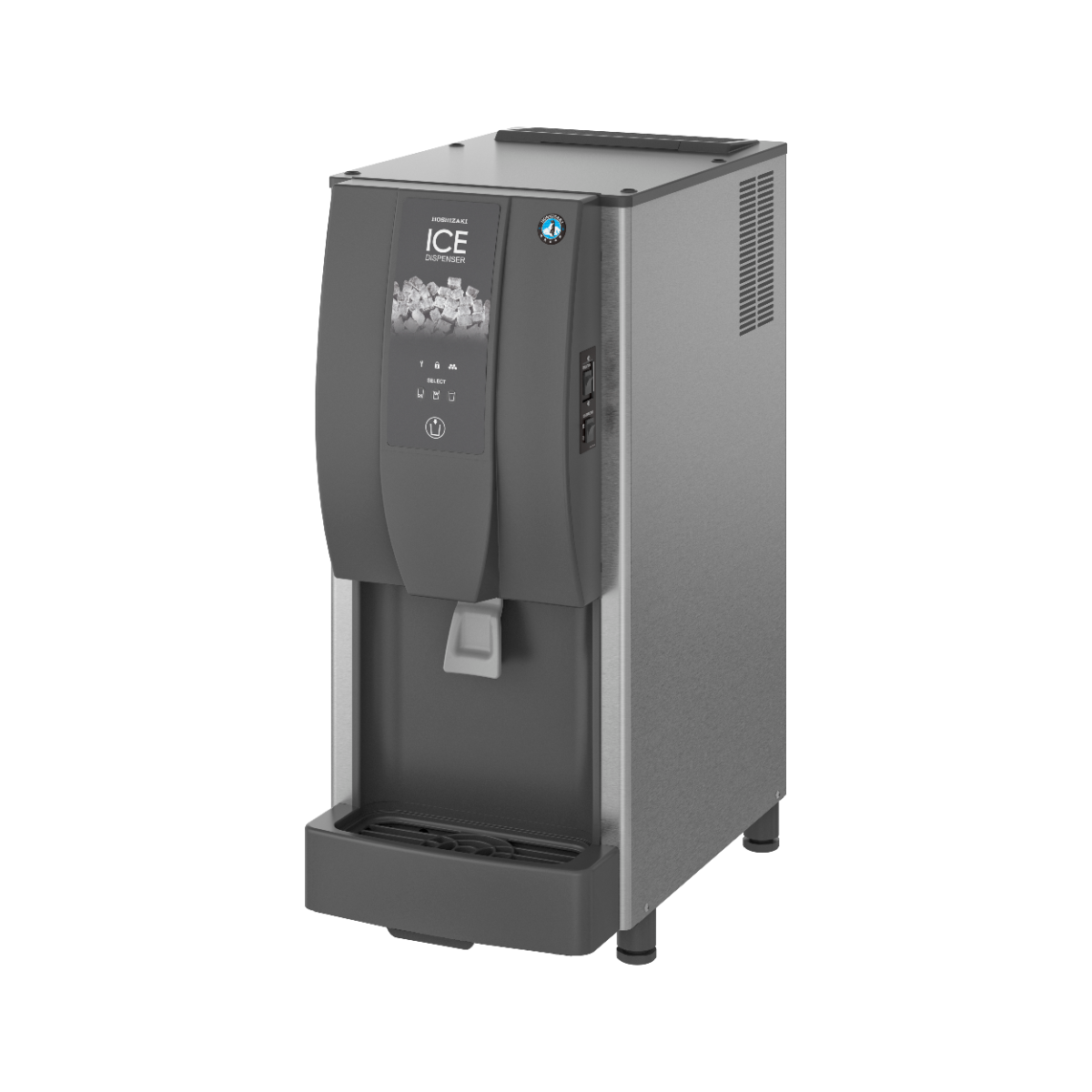 Hoshizaki DCM-120KE-HC Cubed Ice/Water Dispenser, 125kg/24hrs Output / 4kg Storage