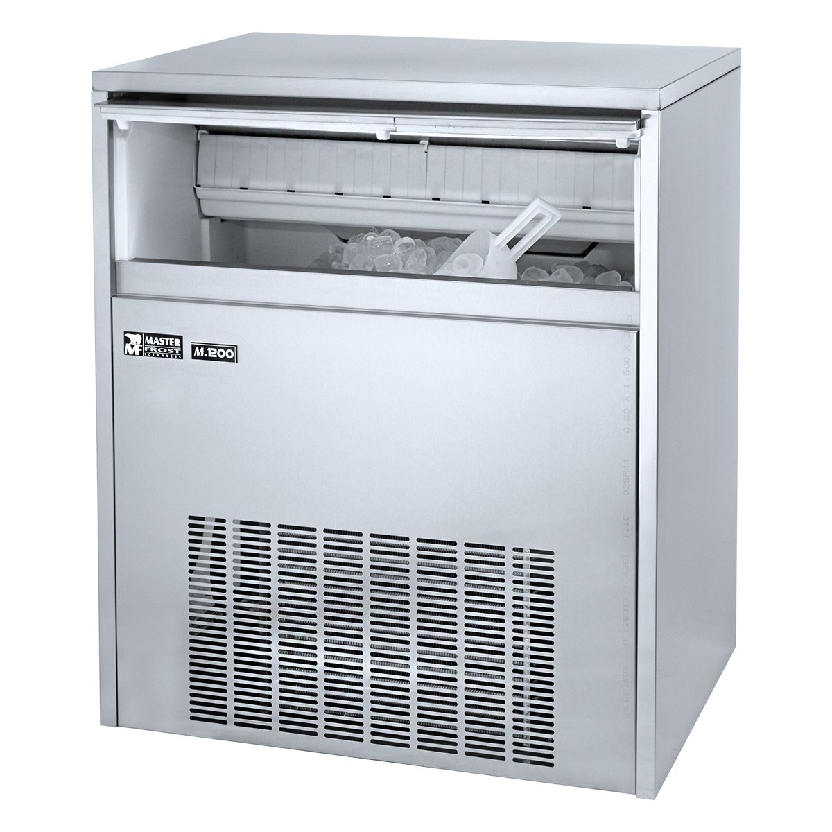 Masterfrost M1200 Professional Ice Maker, 120kg/24hrs Output / 50kg Storage