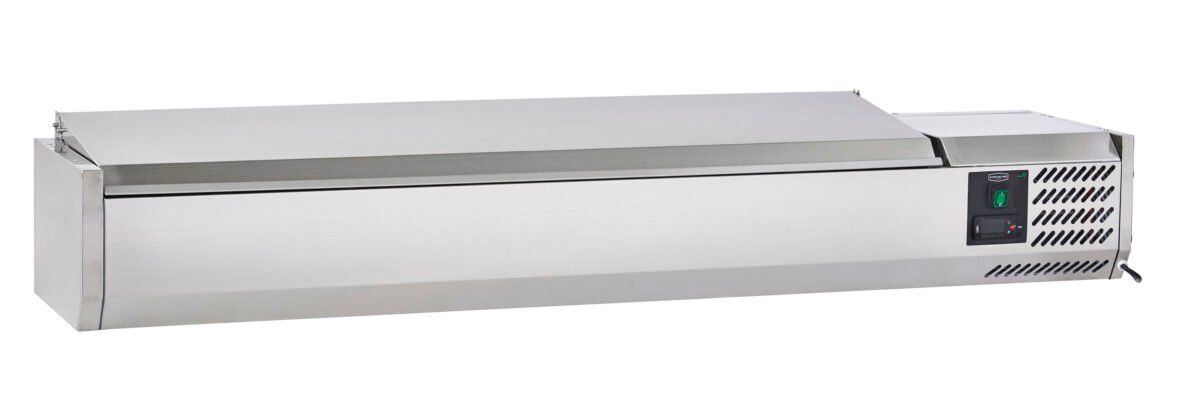 Sterling Pro Cobus SPT1600-330-SS Topping Well with Stainless Steel Lid, 7 x GN1/4