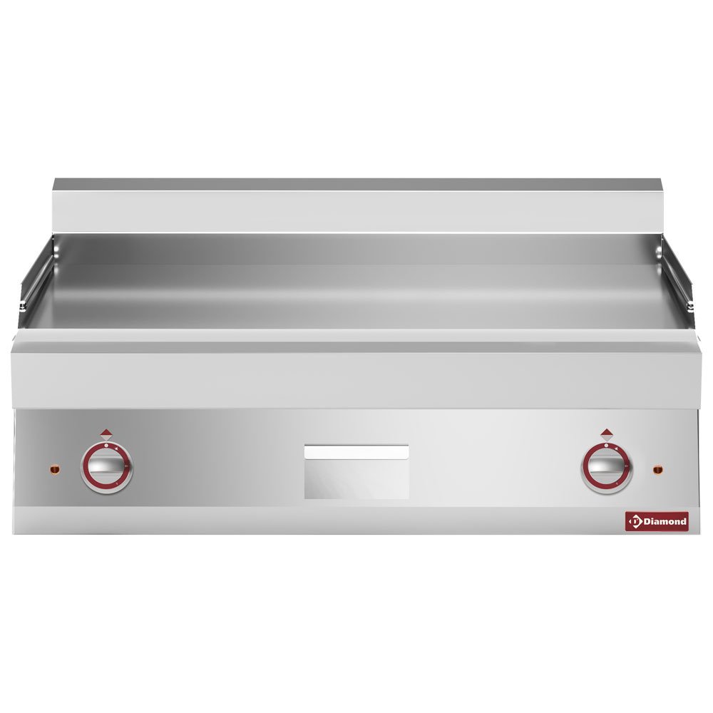 Diamond E65/PL10T-N Extra Large Smooth Cooking Plate Countertop Electric Griddle, 12kW
