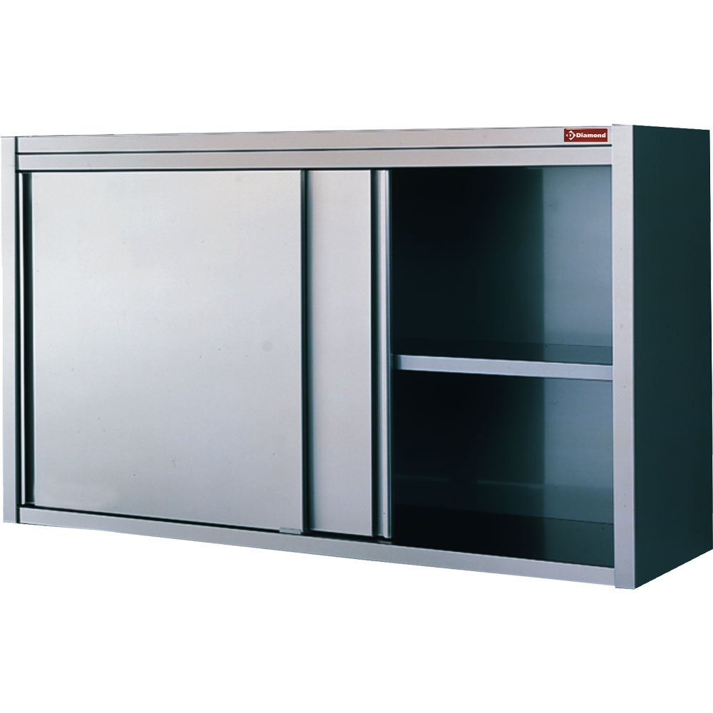 Diamond PSC100/B Wall Cupboard with Sliding Doors