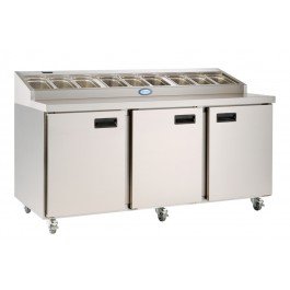 Foster FPS3HR/15-153 3 Door Refrigerated Preparation Counter, 420 Litres