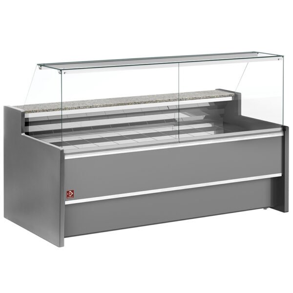 Diamond FC25/G8-VR2 Grey Refrigerated Serveover Display, 2500mm