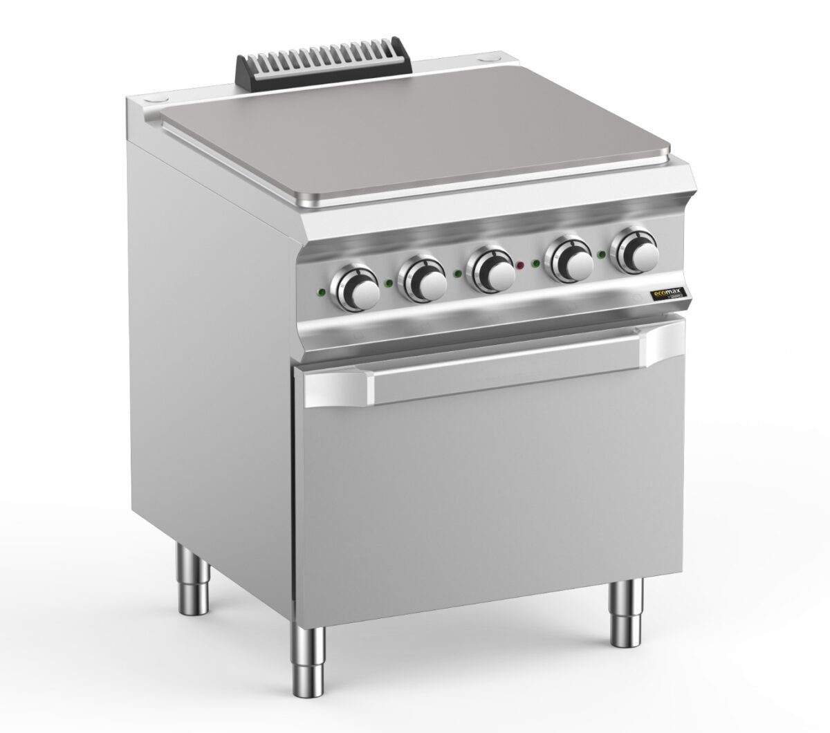 Hobart Ecomax HETPE77FE Solid Top Hob with Electric Oven, 14.3kW