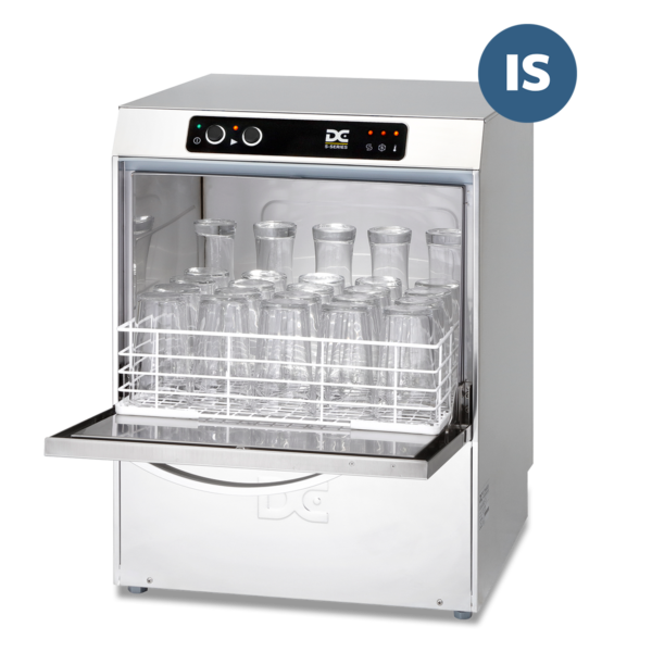 DC SG45IS Standard Range 450mm Basket Frontloading Commercial Glasswasher with Integral Water Softener, 25 Pint Capacity