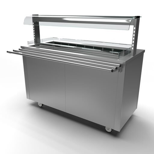 Moffat Versicarte Pro VC4RWLGTR Refrigerated Well with Open Front Gantry & Tray Rail Package