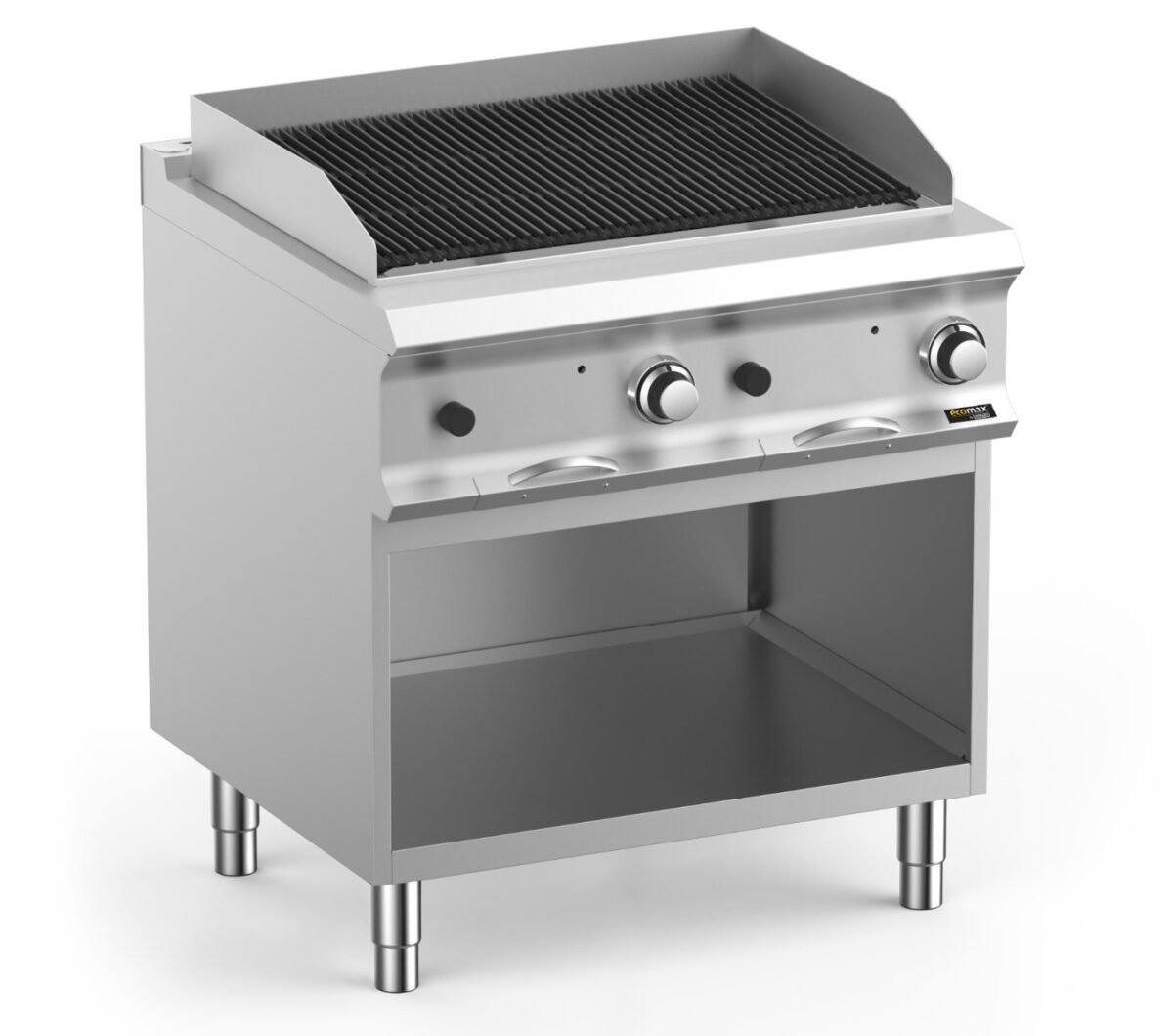 Hobart Ecomax HEPLG78A Lava Rock Chargrill, 15kW