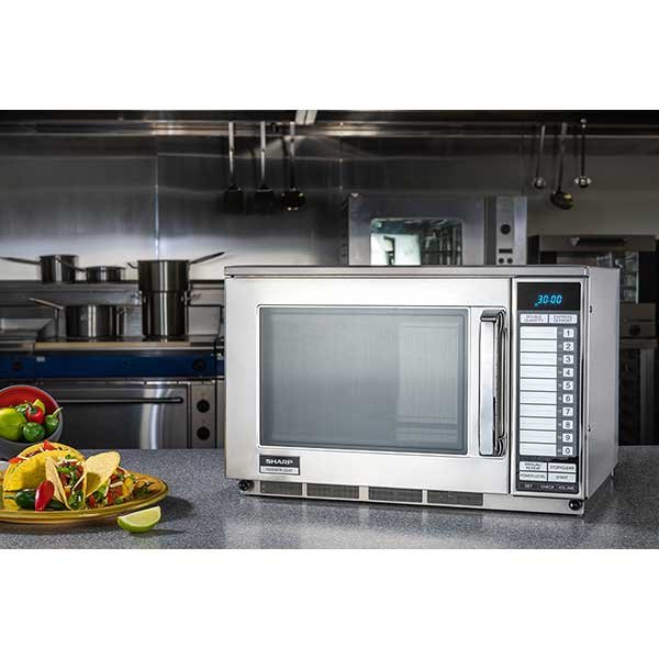 Sharp R22AT Commercial Microwave Oven, 1500W - view 2