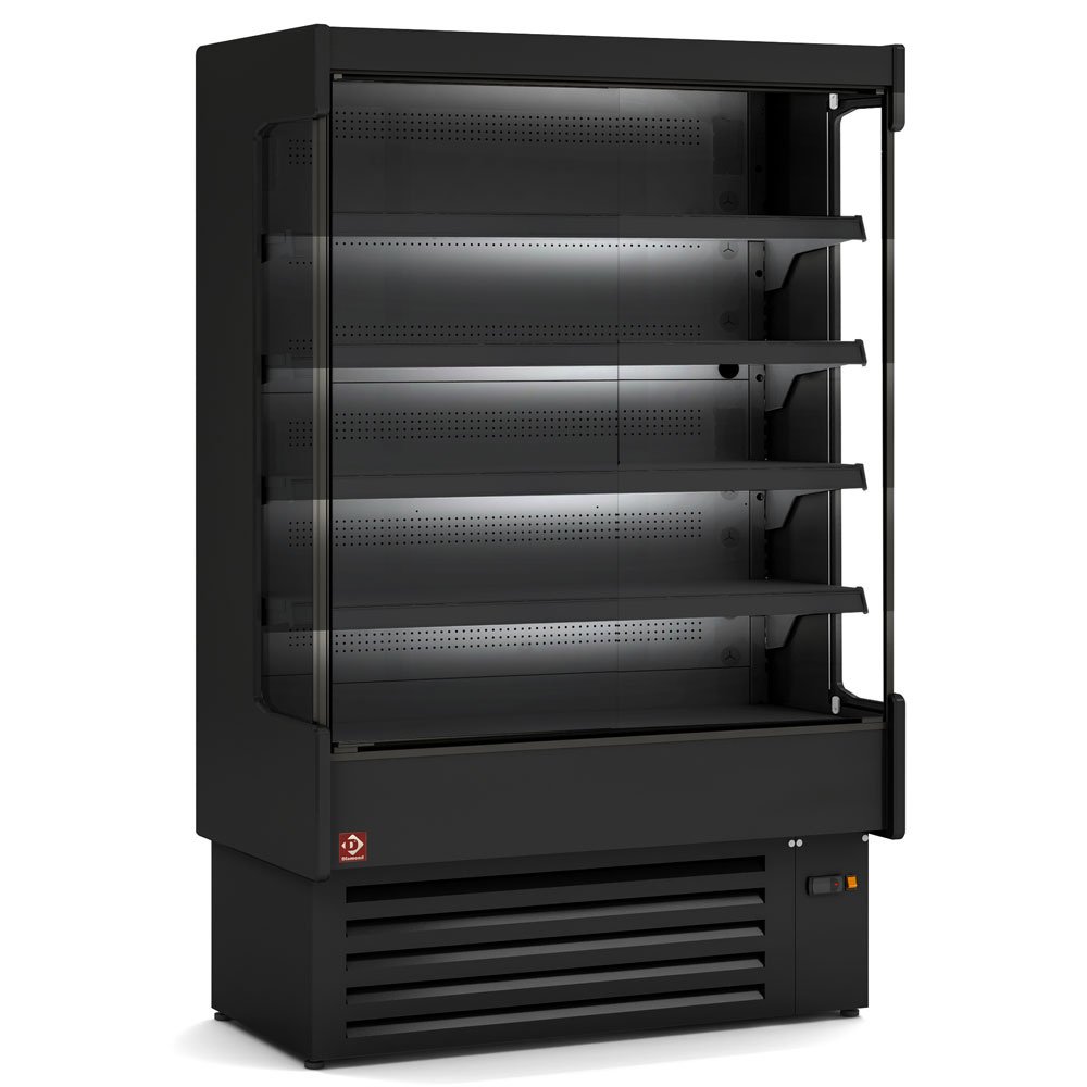 Diamond NIA15/B5-7 Black Refrigerated Multideck Display, 1623mm