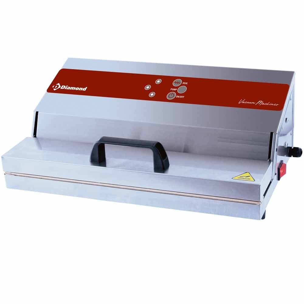 Diamond VAX/45-L Stainless steel under vacuum machine, pump 26 l./min, welding 430 mm