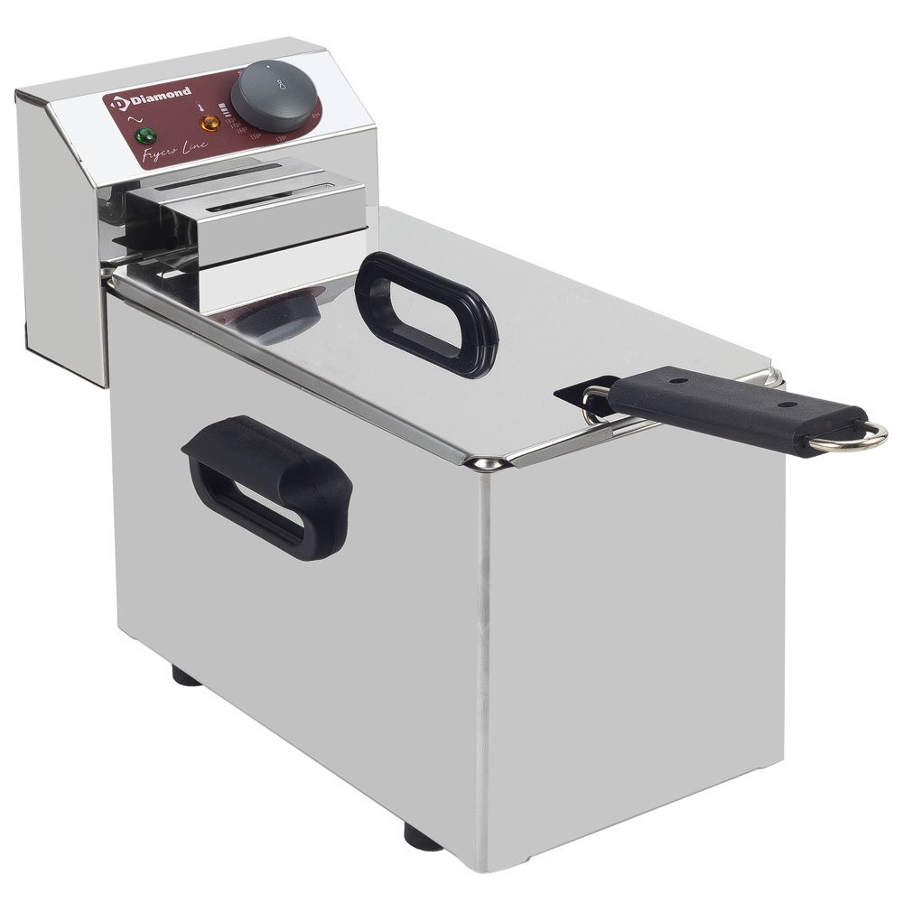 Diamond EF41-N Single Basket Countertop Electric Fryer, 3kW