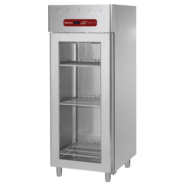 Diamond AD1B/HG-R2 Single Door Stainless Steel Upright Freezer, 700 Litres
