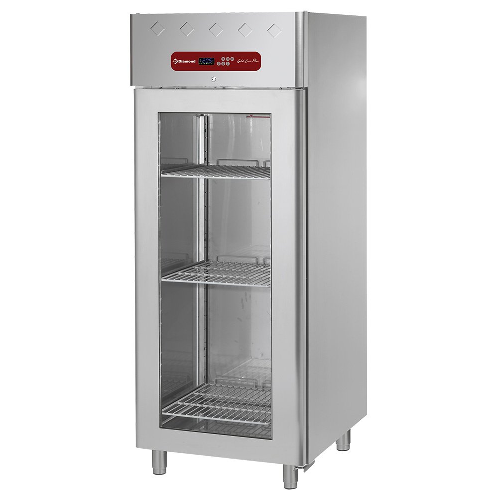 Diamond AD1B/HG-R2 Single Door Stainless Steel Upright Freezer, 700 Litres