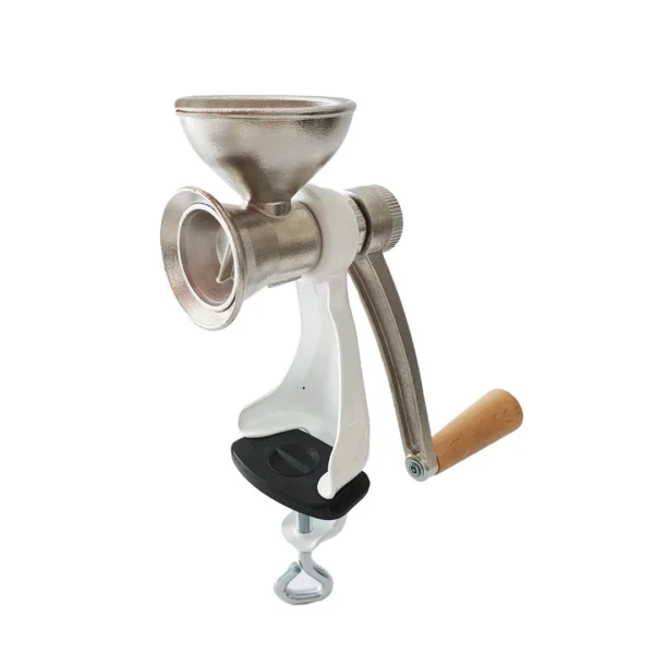 Manual Seed Mill for Poppy Seeds, Linseed & Small Seeds – Stainless Steel Funnel - cream - view 2