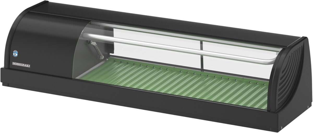 Hoshizaki HNC-120BE-L-BLH Left-Sided Sushi Display Case with LED Lighting, 42 Litres