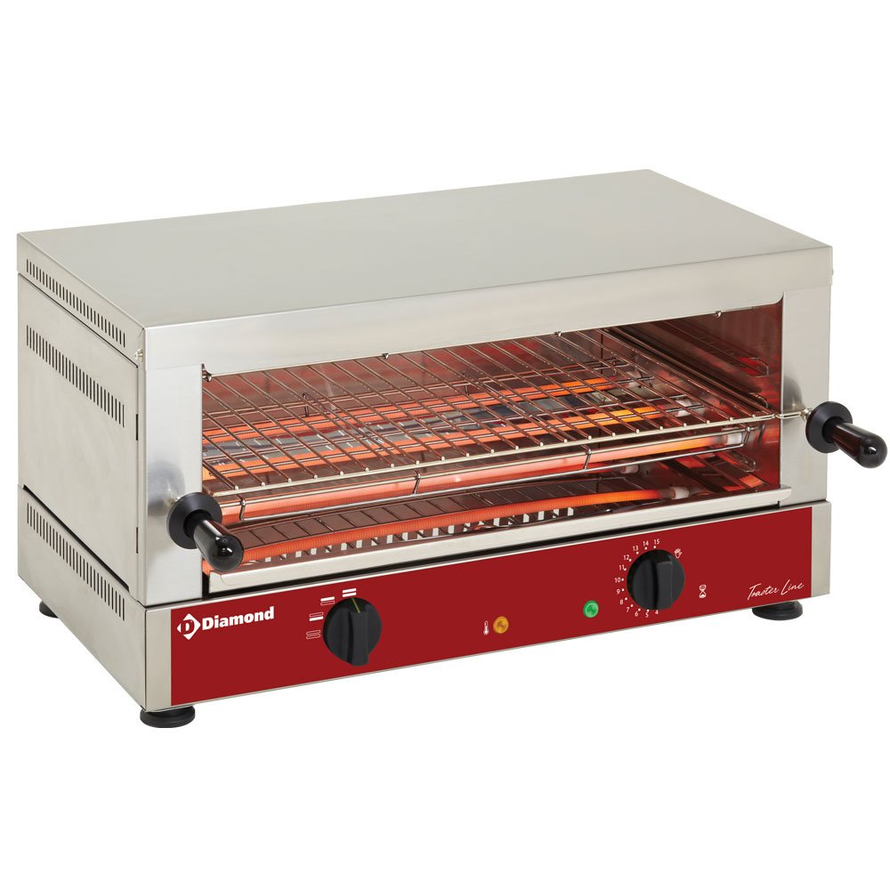 Diamond MS12/R-N Electric Toaster Salamander Grill, 1/1 GN