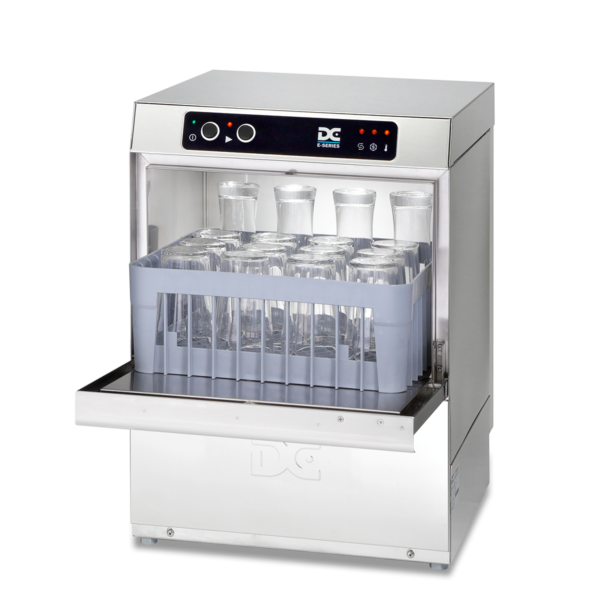 DC EG40 Economy Range 400mm Basket Frontloading Commercial Glasswasher, 16 Pint Capacity