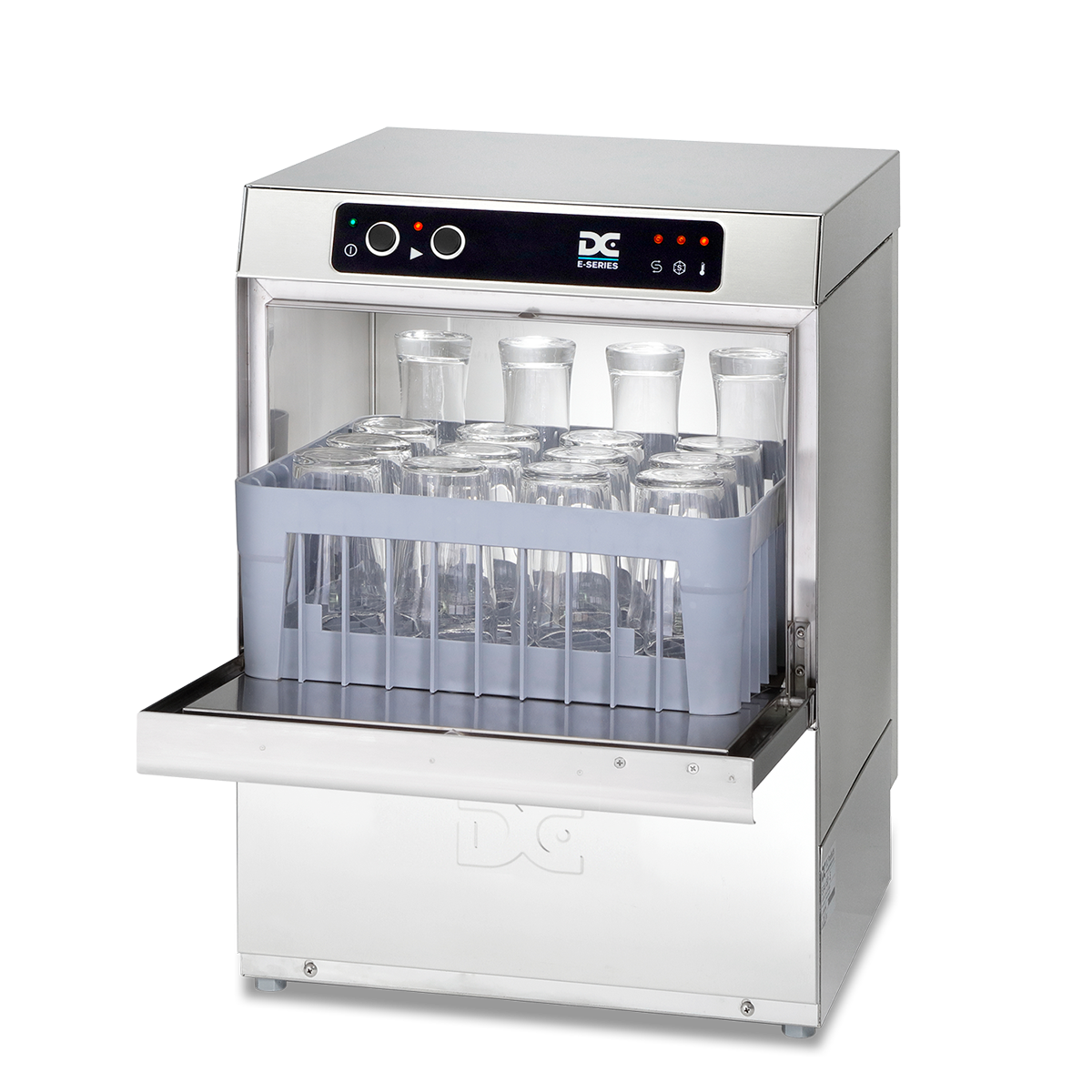 DC EG40 Economy Range 400mm Basket Frontloading Commercial Glasswasher, 16 Pint Capacity